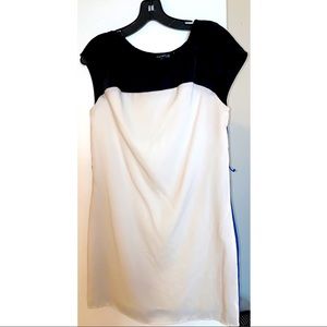 Double side color loose dress